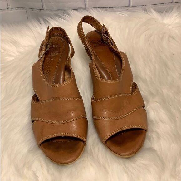 Sofft Tan Leather Dress Shoes Size 8 - Picture 2 of 8